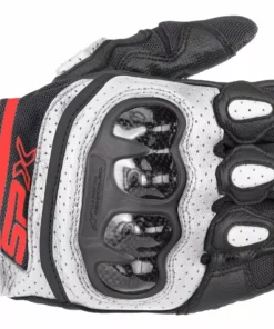 Summer Gloves Alpinestars SPX Air Carbon V2 Gloves -Motorcycle Gloves Sales alpinestars spx air carbonv2 gloves black white fluo red