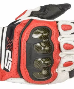 Summer Gloves Alpinestars SPX Air Carbon V2 Gloves -Motorcycle Gloves Sales alpinestars spx air carbonv2 gloves white black bright red