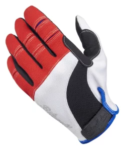Biltwell Apparel Summer Gloves Biltwell Moto Gloves -Motorcycle Gloves Sales biltwell moto gloves red white blue 3