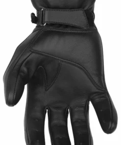 Short Cuff Gloves Black Brand Pinstripe Gloves (SM) -Motorcycle Gloves Sales black brand pinstripe gloves black 1 scaled