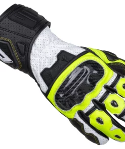 Gauntlet Gloves Cortech Apex RR Gloves -Motorcycle Gloves Sales cortech apex rr gloves hi viz yellow grey 2