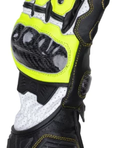Gauntlet Gloves Cortech Apex RR Gloves -Motorcycle Gloves Sales cortech apex rr gloves hi viz yellow grey 3