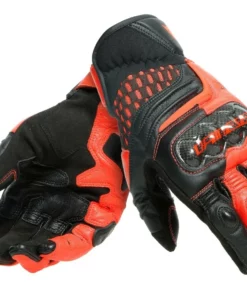 Short Cuff Gloves Dainese Carbon 3 Short Gloves -Motorcycle Gloves Sales dainese carbon3 short gloves black fluo red