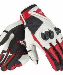 Short Cuff Gloves Dainese MIG C2 Gloves -Motorcycle Gloves Sales dainese migc2 gloves black white lava red