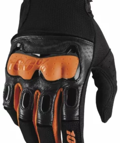 100% Derestricted Dual Sport Gloves -Motorcycle Gloves Sales derestricted100 dual sport glove black orange scaled