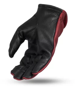 Short Cuff Gloves First Manufacturing 2-Tone Roper Gloves -Motorcycle Gloves Sales first manufacturing2 tone roper gloves black oxblood 1