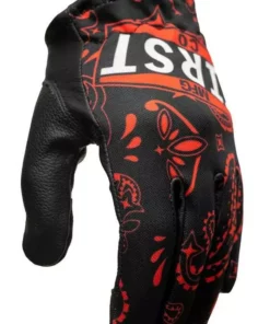 Short Cuff Gloves First Manufacturing Clutch Gloves 16 Short Cuff Gloves First Manufacturing Clutch Gloves -Motorcycle Gloves Sales first manufacturing clutch gloves black red paisley