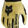 Short Cuff Gloves Fox Racing Defend Super Trick MTB Gloves -Motorcycle Gloves Sales fox racing defend super trick mtb gloves yellow