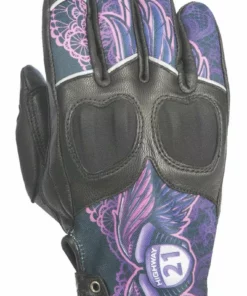 Women Who Ride Highway 21 Vixen Lace Women's Gloves -Motorcycle Gloves Sales highway21 womens vixen lace gloves purple