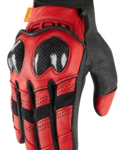 Icon Contra 2 Gloves -Motorcycle Gloves Sales icon contra2 glove red