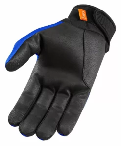 Summer Gloves Icon Anthem 2 CE Gloves -Motorcycle Gloves Sales icon glove anthem2 ce hi viz blue 1