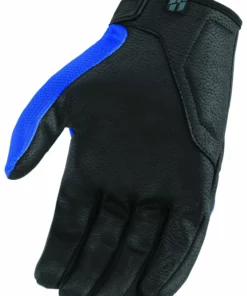 Short Cuff Gloves Icon Hooligan CE Gloves -Motorcycle Gloves Sales icon hooligan ce gloves blue 1 scaled