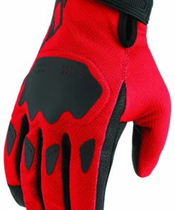 Short Cuff Gloves Icon Hooligan CE Gloves -Motorcycle Gloves Sales icon hooligan ce gloves red scaled