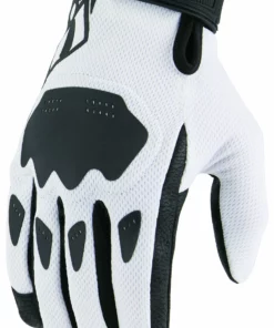 Short Cuff Gloves Icon Hooligan CE Gloves -Motorcycle Gloves Sales icon hooligan ce gloves white scaled