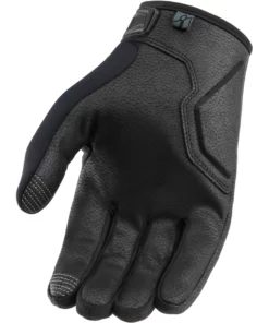 Icon Hooligan Insulated Gloves -Motorcycle Gloves Sales icon hooligan insulated gloves black 1