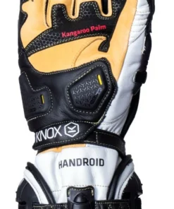 Race Gloves Knox Handroid MK4 Gloves -Motorcycle Gloves Sales knox handroid all mk4 black white 1