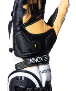 Race Gloves Knox Handroid MK4 Gloves -Motorcycle Gloves Sales knox handroid all mk4 black white 3