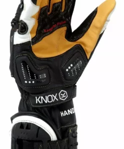 Race Gloves Knox Handroid Gloves ( 2XL & 3XL) -Motorcycle Gloves Sales knox handroid gloves black white 4