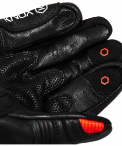 Gauntlet Gloves Knox Oulton Gloves -Motorcycle Gloves Sales knox oulton gloves black red 4 scaled