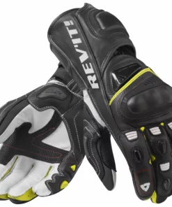 Race Gloves REV'IT! Jerez 3 Gloves -Motorcycle Gloves Sales revit jerez3 gloves black neon yellow scaled