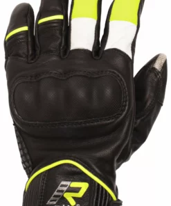 Short Cuff Gloves Rukka Rytmi Gloves -Motorcycle Gloves Sales rukka rytmi gloves black hi viz yellow scaled