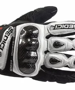 Short Cuff Gloves Sedici Castro Gloves -Motorcycle Gloves Sales sedici castro gloves black white