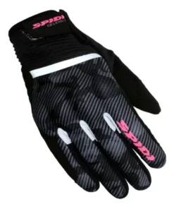 Short Cuff Gloves Spidi Flash CE Women's Gloves (Camo)