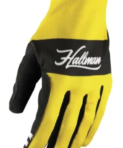 Gloves Thor Hallman Mainstay Glove -Motorcycle Gloves Sales thor hallman mainstay glove yellow checker
