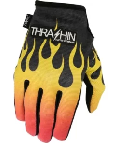 Thrashin Supply Co Summer Gloves Thrashin Supply Stealth Flame Gloves